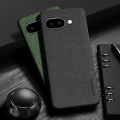 Case for Google Pixel 9A Design Simple, Lightweight, Durable Leather wood grain cover for Google Pixel 9a. 