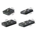 Metal Quick Release Plate with 1/4''-20 Camera Screw Tripod Mount Plate Fits Standard for DSLR Camera Tripod Ball Head.