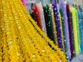 85pcs 6mm Washable Crystal Glass Beads – DIY Jewelry, Bracelet, & Clothing Decoration Accessories. 