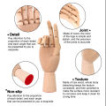 Drawing Model Movable Limbs Human Artist Models Flexible Jointed Doll 10 Inches Tall Sketch Mannequin Model Wooden Hand Model. 