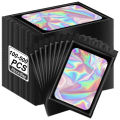 50-500Pcs Holographic Ziplock Bags Plastic Laser Iridescent Zip Bags for Manicure Eyelash Display Earrings Ring Storage Bag. 