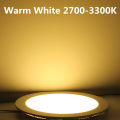 1pcs/lot Dimmable Ultra thin 3W/4W/ 6W / 9W / 12W /15W/ 25W LED Ceiling Recessed Grid Downlight / Slim Round Panel Light. 