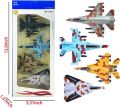 Airplane Toys Set Die Cast Metal Military Fighter Jets for Kids Boy Pullback Plane Model Pack of 4. 