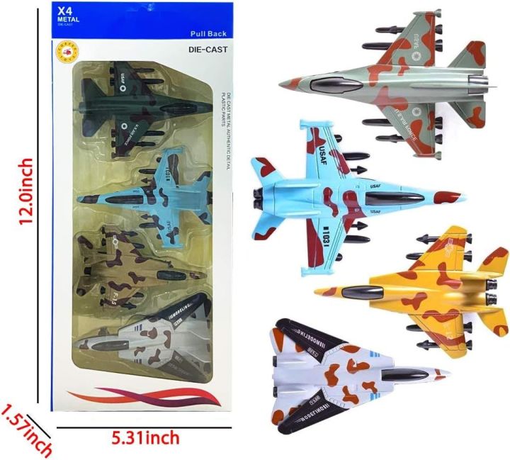 Airplane%20Toys%20Set%20Die%20Cast%20Metal%20Military%20Fighter%20Jets%20for%20Kids%20Boy%20Pullback%20Plane%20Model%20Pack%20of%204%20-%20Image%205