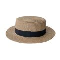 Korean Summer Men's and Women's Top Hats Straw Hats Sunshade Sunscreen Hats Beach Vacation Travel Hat.