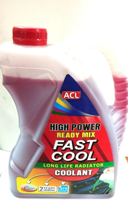 LONG LIFE RADIATOR COOLANT ACL HIGH POWER READY MIX FAST COOL 4LTR Best Quality product C-NOM