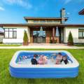 Inflatable Swimming Pool (130cm/75/56h)(150cm/120cm/56h)(180cm/130/56h)(210cm/140/60h)Kiddie Pool Durable Thickened Ocean World Design for everyone. 