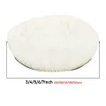 5Pcs 3/4/5/6/7 Inch Car Polish Pad Circle Soft Wool Waxing Buffing Pad Tool Kit  Auto Polishing Detailing Cleaning Goods. 