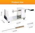Tornado Potato Spiral Cutter, Manual Stainless Steel Potatoes Twister Slicer With 2 Extra Blades. 