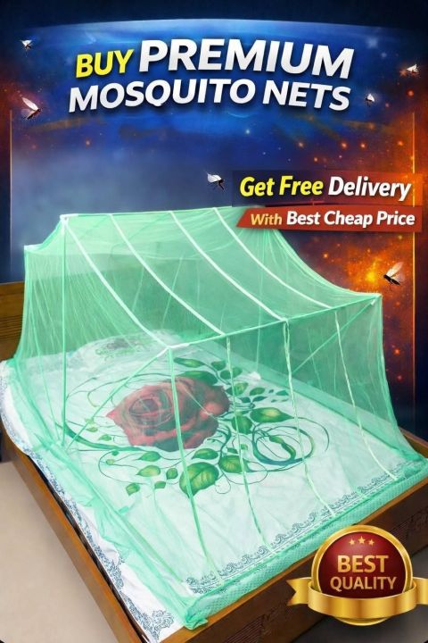 Adult%20Mosquito%20Net%20%20Single%20Bed%20Foldable%20Washable%20Magic%20Net%20Mosari%20-%20Mosquito%20Net%20with%20stand%20(4%C3%977)%20Feet%20-%20Image%202