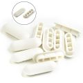 Buffers Toilet Seat Bumpers 10Pcs Sturdy Top Cover White Accessories Cushion Pack Pads Replacement Home Practical. 