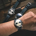 Sugess 1963 Pilot Watch Men Mechanical Chronograph Panda Wristwatch Air Force Sapphire Waterproof for Seagull Movement ST1901 v3. 