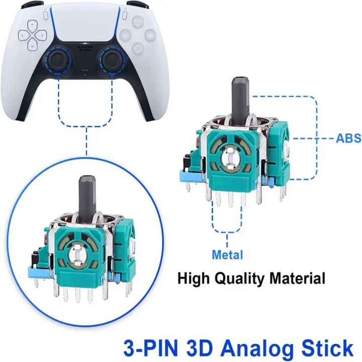 For%20PS5/PS4/Xbox%20One%20Series%203D%20Analog%20Sensor%20Module%20Controller%20Joystick%20Axis%20Analog%20Thumb%20Sticks%20&%20Cap%20-%20Image%204