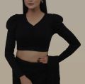 crop top full sleeve blouse for women's and girls.. 