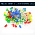 High Quality - 5mm LEDs Light Emmitting Diode Round ASARDED MIX CLOSER 3V input -25 piece Multicolored - Easy to Use And Maintain.