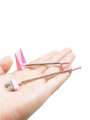 1set 1/12 Scale Miniature Doll House Cleaning Tools: Tiny Broom And Dustpan Model, Sanitation Decoration Accessories For Bathroo.