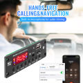 DC 12V 50W Amplifier Bluetooth 5.0 Decoder Board Audio MP3 Player FM Radio TF USB 3.5mm AUX Module Bluetooth Receiver Car kit.