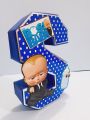 Block Letters (PRICE FOR 1 LETTER) Name on Boss Baby theme for Kids/ Children Birthday Parties | Block Letters for Birthdays (Card board). 