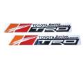 The sticker sheet is cheap and good. there are 2 sheets in this size, 8 cm high, 48 cm long, TRD sticker built on the left side-right. for all Toyota models, good product, quality, delivery.. 
