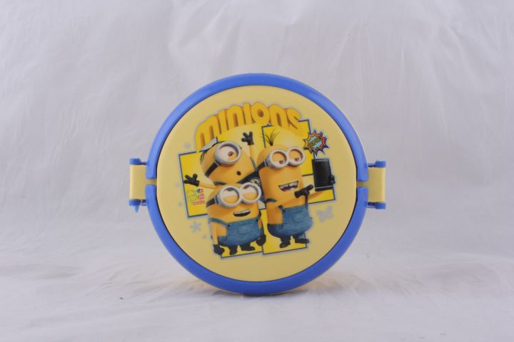 Round%20Shape%20Lunch%20Box%20Unbreakable%20Plastic%20With%20Beautiful%20Printed%20Characters%20Partitions%20With%20Inner%20Box%20Plate%20And%20Spoon%20-%20Image%202