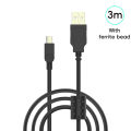 Data Frog USB A to Mini B 5 Pin Cable High-Speed Charger & Data Transfer Line for GP2X F200/Wiz PS3 Controller PSP Series NDSi. 