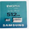 Samsung EVO Plus 130MBs MicroSD Memory Card - 512GB. 