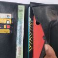 MODEL: NL-01 pure cow leather stylish long wallet. Mobile. Money Compartment.