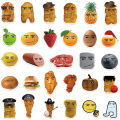 50Pcs Cute Robloxs Face Stickers Chicken Nugget Meme DIY Stickers Scrapbooking Phone Luggage Skateboard Waterproof Decals.