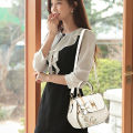 Embroidered Handbag Hot Selling Women Bag New Network Red Fashion Crossbody Bag Versatile Popular Bag PU Leather Shoulder Bag.