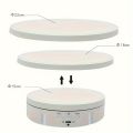Photography Turntable Electric Rotating Display Stand 360 Degree with Remote Control Motorized Turntable for Photos or Videos.