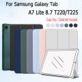 Case for Tab A7 Lite 8.7 Inch 2021 Tablet Model SM-T220/T225/T227,Slim Stand Soft Back Shell Protective Case.
