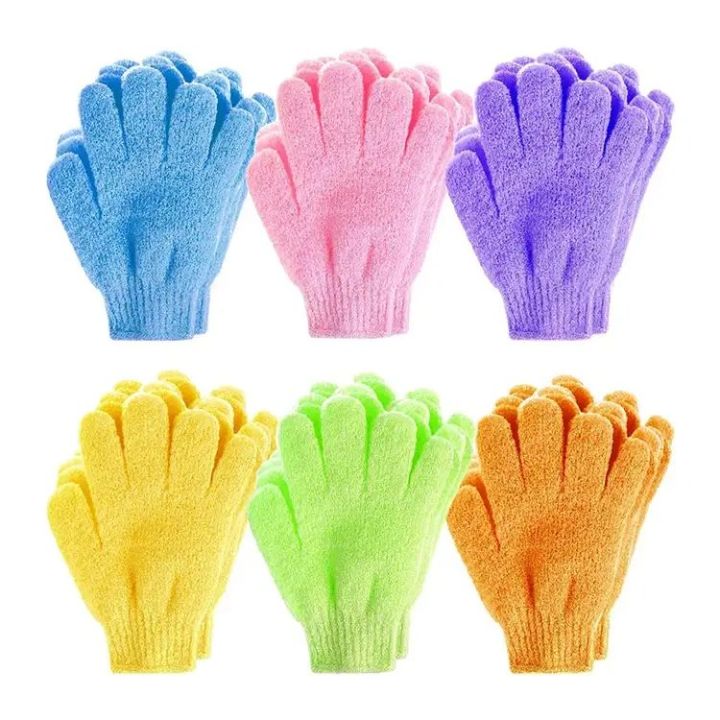 2pic%20Bath%20gloves%20for%20peeling%20Exfolianting%20and%20shower%20scrub%20gloves%20-%20Image%202