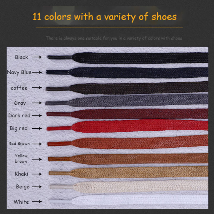 1%20Pair%20Shoelaces%200.8%20CM%20Waxed%20Cotton%20Width%20Flat%20Waterproof%20Shoe%20Laces%20Unisex%20Boots%20Casual%20Sneakers%20Shoelace%20Leather%20Shoe%20Lace%20-%20Image%205