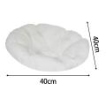 Papasan Chair Cushion Egg Chair Cushion Garden Chair Mat Washable Thick Round 15.7inch for Rocking Chair Seats Sturdy. 