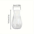 High quality diamond style plastic vase, transparent vase, suitable for table decoration, wedding, home, table decoration,. 