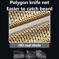 Kemei Original Electric Shavers Blades Golden Foil Knife Net and Cutter Head Suitable for KM-2028 Replacement Floating Razor. 