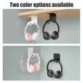 Universal Headphone Stand Adhensive Plastic Wall Mount Hanger Under Desk Headset Rack Holder Support for Gaming Earphone Bracket.