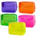 Colorful Transparent Cosmetic Bag Women Makeup Bag PVC Jelly Wash Bag Large Capacity Travel Cosmetics Organizer Makeup Pouch. 