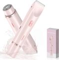 2 in 1 Dual-Head Painless Women Electric Razors Bikini Trimmer Wet Dry Use for Ladies Pubic Hair Detachable Head Electric Shaver.