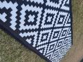 Plastic Mat | Indoor/Outdoor Portable Foldable Plastic Rug | Chitai Mat (4' x 6'). 