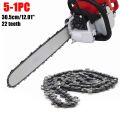 12 Inch Metal Saw Chain Spare Parts 45 Drive Links Electric Chainsaw Chain 3/8inch Pitch Chainsaw Blades Electric Saw Accessory. 