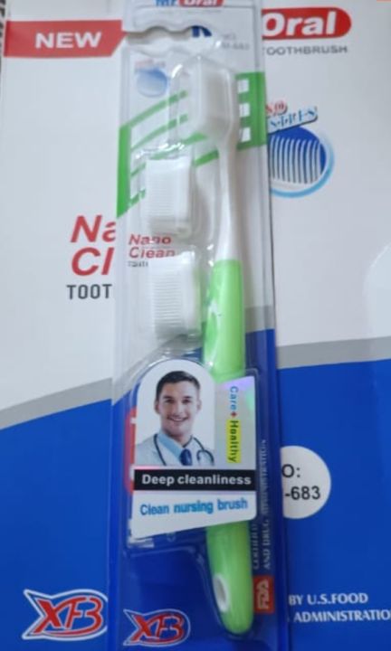 New Mr Oral Toothbrush Pack of (1) 100% original.