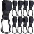 2/5/10Pcs Baby Stroller Hooks Buckles Clip Aluminum Alloy Cart Organizer Diaper Bag Shopping Pram Hook Buckle Stroller Hanger. 