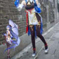 Genshin Impact Ganyu Cosplay Pantyhose Anime Matching Printing Decoration Stockings Role Play Socks Halloween Costumes Long sock. 