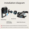 Magnetic Car Phone Holder for BMW 7 Series F01 F02 G11 G12 2009-2015 Wireless Charging Special Fixed Bracket Base MagSafe Mount.