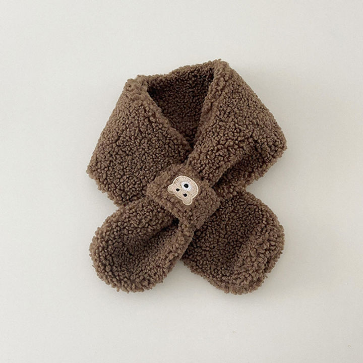 Bear%20Children%20Winter%20Mittens%20Thicken%20Warm%20Halter%20Baby%20Gloves%20for%20Girls%20Boys%20Lamb%20Wool%20Korean%20Kids%20Scarfs%20Baby%20Neck%20Warmer%202-6Y%20-%20Image%204
