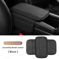 SEAMETAL Universal Car Arm Rest Cushion PU Leather Breathable Center Console Box Cover Anti Scratch Armrest Box Protector Cover. 