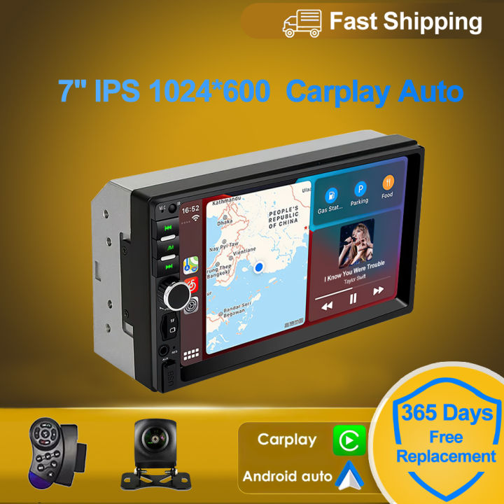 2 din 7 inch IPS Car Radio Multimedia CarPlay Android Auto 2din ...