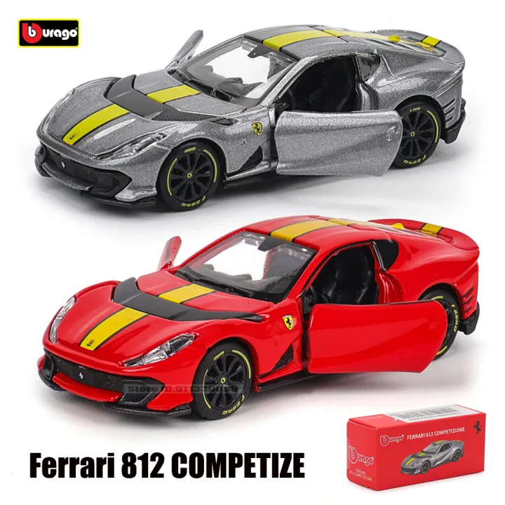 Bburago%201:%2064%20Ferrari%20series%20Multiple%20choices%20SP3%20812%20ENZO%20F40%20F12TDF%20SF90%20458%20Car%20Die%20Casting%20Model%20Children's%20%20Toy%20-%20Image%203