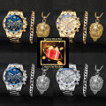 Surprise  Watch Set Blind Box- 3PCS/Set Fashio Men's Watch Arabic Dial Man Business Watches Jewelry Set（Without Box ）. 